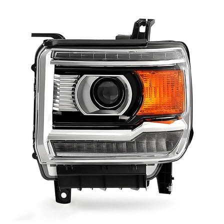 For 2015-2019 GMC Sierra 2500 Halogen w/ LED DRL Projector Headlight Driver Side