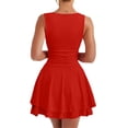 thumbnail image 2 of Women's Sexy Backless Satin Maxi Dress V-Neck Spaghetti Strap Graduation Evening Gown, 2 of 6