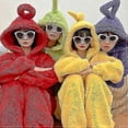 thumbnail image 1 of Unisex Teletubbies Costumes Disi Onesies Lala Cosplay Pajamas Adult Pyjamas Animal Sleepwear Jumpsuit, 1 of 4