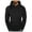 Black, variant on LEEy-world Hoodies for Men Full-Zip Hooded Sweatshirt Slim Fit Softshell Hoody Jacket Crewneck Sweatshirts Black,XL
