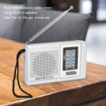 thumbnail image 3 of Altavoz portátil Sanpyl AM FM Transistor 5W plateado, 3 of 6