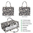 thumbnail image 2 of Large Capacity Tote Bag,Halloween Spooky Elements Handbag Fashion Luxury Tote Bag,15.7"x13"x 5.1" Inches,Laptop Compatible, 2 of 6