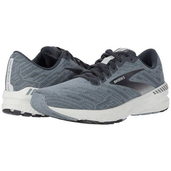Brooks Mens Ravenna 11 Running Shoe - Grey/Ebony/White - D - 12.5
