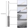 thumbnail image 3 of Duster, Adjustable Long Dust Brush And 2 Washable Fabric Covers, Flexible Flat Duster Household Mop For Dirt And Hair, Under The Sofa, 3 of 3