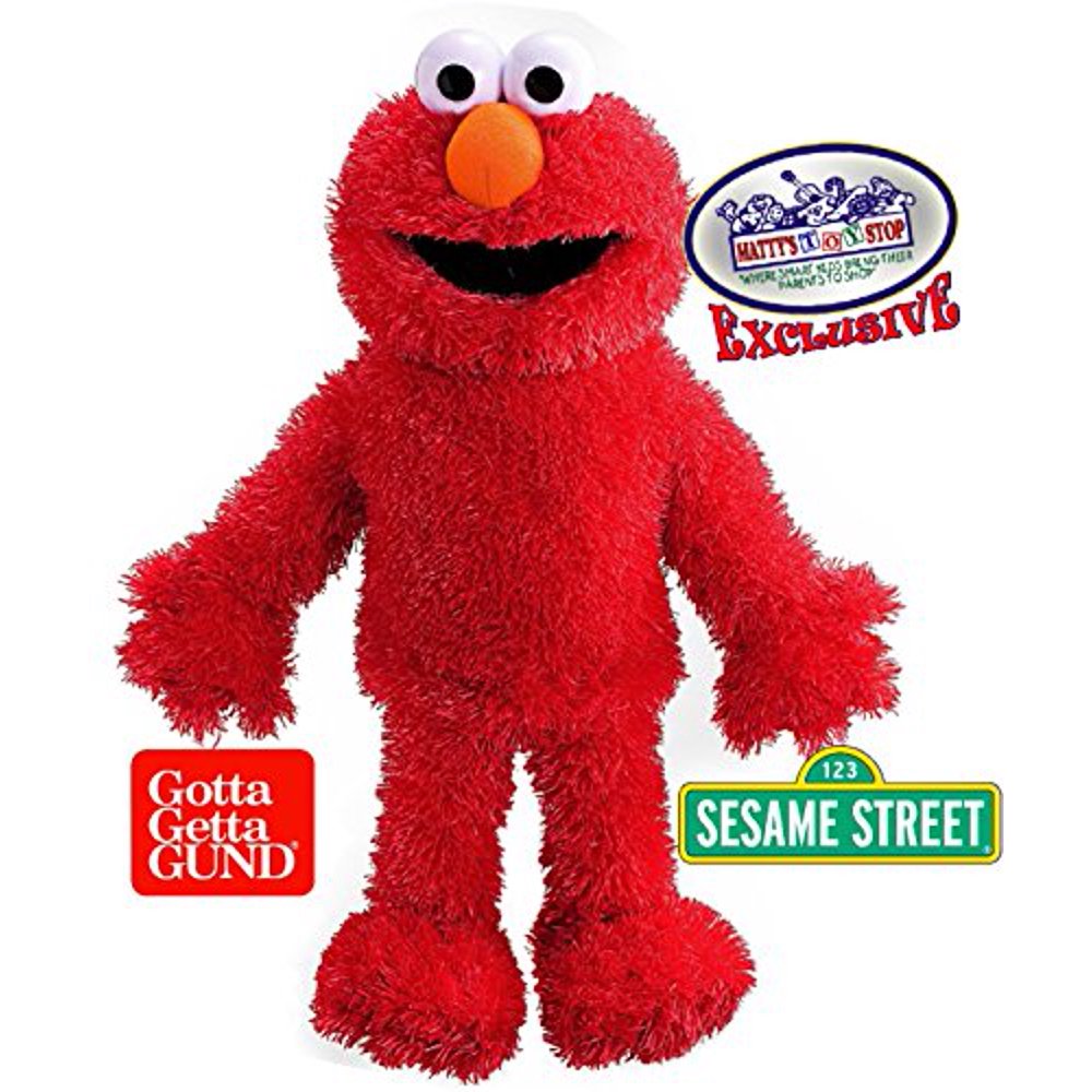 GUND Sesame Street Elmo Plush 15" Full Body Hand Puppet