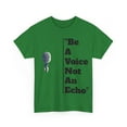 thumbnail image 3 of Be a Voice, Not an Echo Unisex Heavy Cotton Tee, 3 of 4