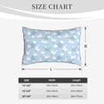 thumbnail image 4 of Fuzoiu Cute Goose On A Blue Sky Print Fuzzy Pillowcases, Super Soft Pillow Case Cover with Zipper for Bedroom, Sofa, Couch,Cozy Pillow Shams for All Seasons-14"x20", 4 of 6