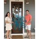 thumbnail image 5 of Wacky Sun Metal Outdoor Wall Decor - 12" Rustproof Wall Sculpture - Great for Garden, Home, Farmhouse, Patio and Bedroom - (12", Teal), 5 of 5