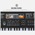 thumbnail image 3 of 61 Keys Black Digital Music Electronic Keyboard KeyBoard Electric Piano Kids Gift Musical Instrument, 3 of 6