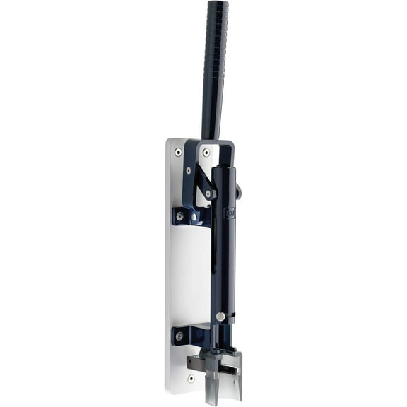 Wall-mounted corkscrew 110 LUX Starnight Blue with light grey wooden backing