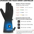 thumbnail image 3 of SNOW DEER Heated Glove Liners Men Women,Rechargeable Battery Heated Motorcycle Ski Snow Warmer Gloves, 3 of 9