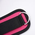thumbnail image 4 of 2X Anneau en D Réglable Sangle de Cheville Boucle Bande de Résistance pour Musculation Gym Multi Cuisse Jambes Cheville Poignets Rouge, 4 of 5