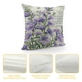 thumbnail image 4 of HENGT  Throw Pillow Cover Vintage Flowers Lavender Provence Purple Floral Retro French Country Stamp Decor Lumbar Pillow Case Cushion for Sofa Couch Bed Standard, 4 of 5