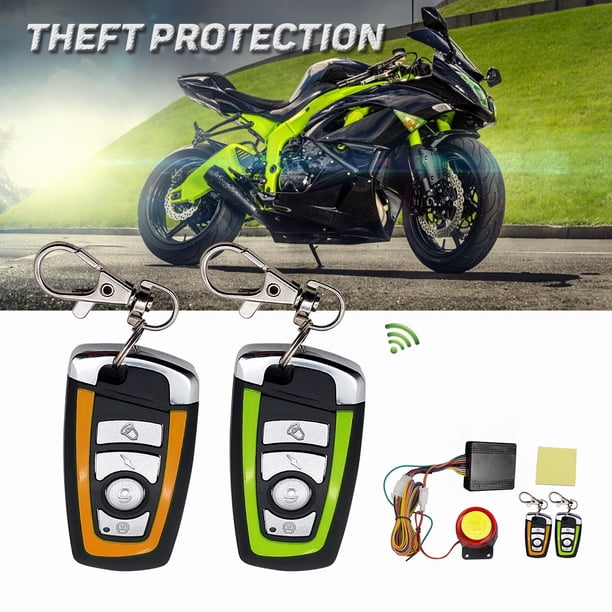 motorcycle alarm system anti theft security alarm protection remote control 150m universal scooter chopper motor bike