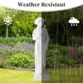 thumbnail image 7 of Erommy Outdoor Garden Statue, 31.5-Inch Greek Nymph Sculpture in Roman Style, Elegant Goddess Figurine for Patio, Yard, Lawn & Porch Decor Ivory, 7 of 7