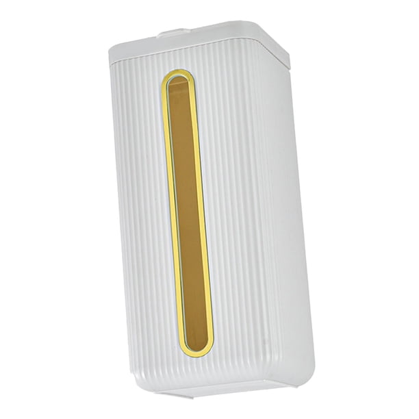 Soporte para pañuelos Decoración multifuncional Montado en la pared Rectangular Toalla de cara Organizador para dormitorio Baño Hotel Mesitas de noche , Blanco Baoblaze Estuche porta pañuelos faciales