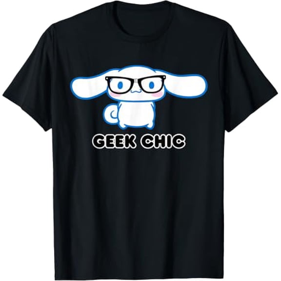 Cinnamoroll Geek Chic T-shirt Cartoon T-shirt Sizes S-5XL The Golden Shop