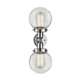 thumbnail image 6 of Innovations Lighting 900H-2W Globe Globe 2 Light 14" Wide Bathroom Vanity Light - Nickel, 6 of 7