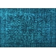 thumbnail image 1 of Ahgly Company Indoor Rectangle Abstract Light Blue Contemporary Area Rugs, 4' x 6', 1 of 4