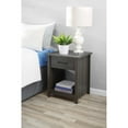 Mainstays Hillside Nightstand with Drawer, Espresso Finish