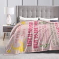 thumbnail image 4 of to My Wife Custom Name Blanket, Gifts for Wife Women from Husband, Personalized Throw Blankets for Couch Travel, Soft Present for Anniversary Wedding Birthday Valentines Christmas, 60"x50", 4 of 5