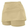thumbnail image 5 of Girls' Skort Sports Tennis Skirt Solid Color Loose High Waist A-line Skirt for Girls 2-12Y, 5 of 5