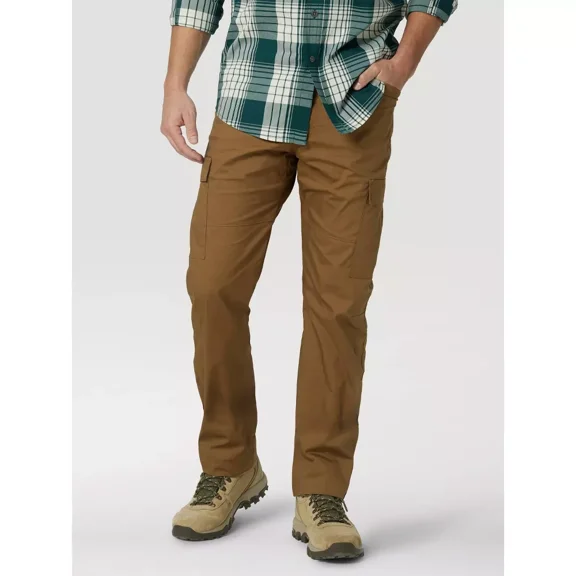 Wrangler Men's ATG Straight Cargo Pants, Kangaroo,Size: 30-40