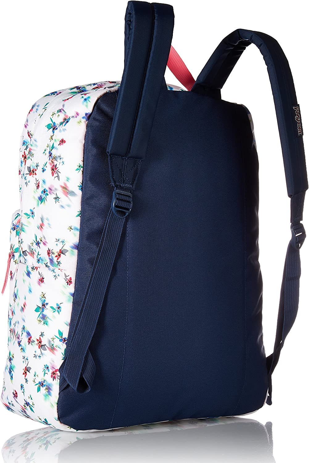 Backpack NEW School Bag - Superbreak Multi White Floral Haze