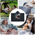 thumbnail image 6 of Shark Wearable Blanket Soft Cozy Plush Fleece Blanket Hoodie for Couch, Hooded Blanket Decorative for Shark Lovers, 6 of 6