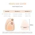 thumbnail image 6 of NEATS Triangle Silicone Adhesive Nipple Covers - 1 Pair (Champagne) - S/M, 6 of 9