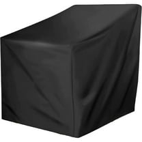 PTOOTP Terrace Chair Cover Rocking Chair Cover Black Pu 1Pcs