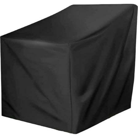 PTOOTP Rocking Chair Outdoor Cover Black Pu 1Pcs