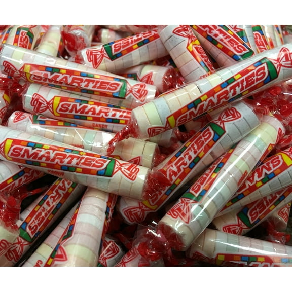 Smarties Candy Rolls THREE POUNDS Approx Bulk 180 Mini Rolls Classic Tangy Candy