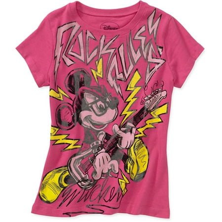 DISNEY - DISNEY - Disney - Girls' Rock Rules Mickey Mouse - Walmart.com