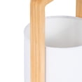 thumbnail image 5 of Sagebrook Home Set of Two, Wood Cylinder Table Lamps - 8" x 8" x 11", 5 of 8