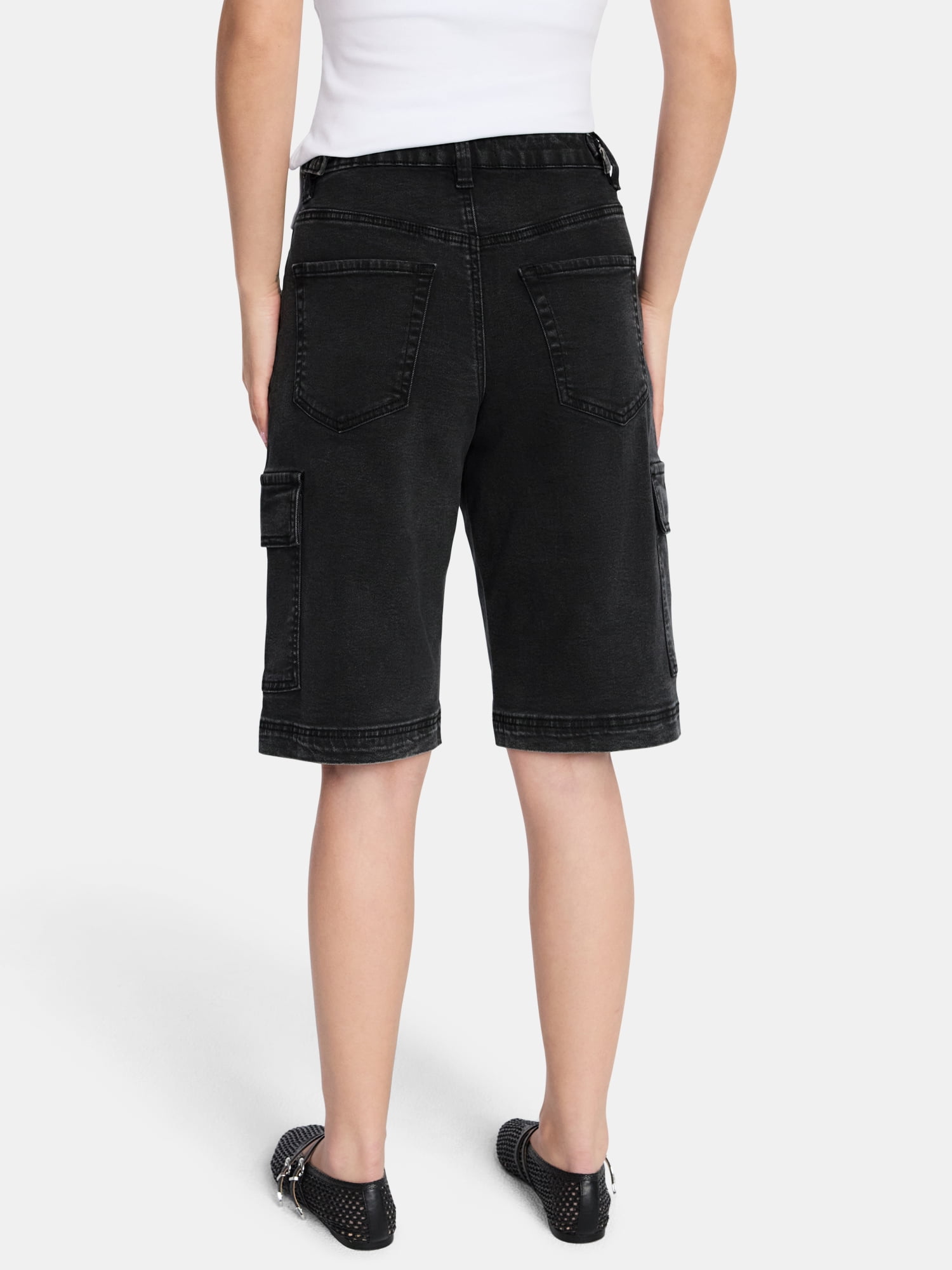 Madden NYC Women’s Side Tab Jorts, Sizes 00-18