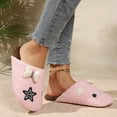 thumbnail image 4 of EKVAHL Orthopedic Slippers for Women, Fluffy Plush Arch Support Slip On House Shoes, Closed Toe Indoor Bedroom Daily Slippers Pink, 4 of 5