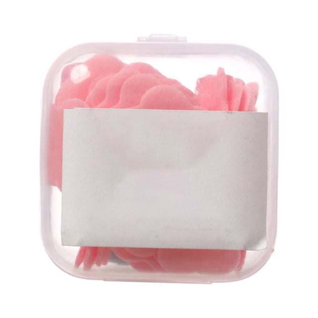 Toystoory Jabón de papel Desechable a mano Aromas Viaje Inodoro Hoja de baño Pétalo Slice Suministros para la piel Caja Espuma portátil Type9 NO9