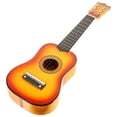 thumbnail image 4 of Guitarra acústica de 21 pulgadas, tamaño pequeño, portátil, de madera para niños (color sol), 4 of 7