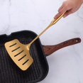 thumbnail image 2 of 304 Stainless Steel Fish Spatula, Turner with Vacuum Ergonomic Handle(Gold), 2 of 6