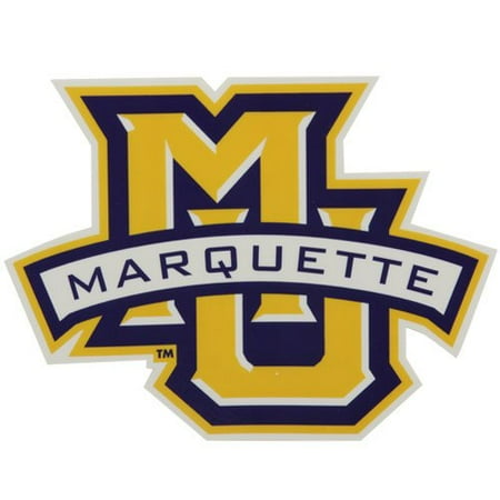 Marquette Golden Eagles Official Ncaa 4 Inch X 6 Inch Car Window Cling Decal By Wincraft