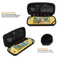 thumbnail image 4 of Clearance:Carry Case Compatible with Nintendo Switch Lite Console and Accessories, Portable Waterproof Carrying Bag Protective Travel Case Hard Shell Pouch w/ 10 Card Holders (Black/Gray/Blue/Yellow), 4 of 5