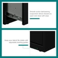 thumbnail image 5 of Space Solutions 30" Wide 3 Drawer Lateral File Cabinet for Home or Office, Fits Letter and Legal Paper Sizes, Black, 5 of 14