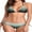 Gray, variant on Charmo Womens Triangle Two Bikini Set Gradient Color Swimsuit Swimwear Bathing Suit
