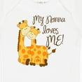 thumbnail image 4 of Inktastic My Nonna Loves Me Boys or Girls Baby Bodysuit, 4 of 5