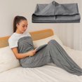 thumbnail image 2 of Compression Sleep Sack Ultra-Lightweight Wearable Blanket for Stress & Anxiety Relief, Airplane Hotel Travel Swaddle Blanket, 2 of 5