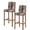 Brown, variant on Teal Bar Stool Covers Set of 2, Retro Oil Painting Modern Abstract Art Aesthetics Stretch Washable Bar Chair Covers with Backs, Removable Pub Counter Height Chair Cover for Kitchen Dining Room Cafe