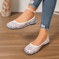 thumbnail image 6 of Miluxas Ballet Flats Shoes for Women: Dress Comfortable Lace Womens Flats - Soft Casual Wedding Work Shoe Pink 8.5(41), 6 of 8
