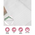 thumbnail image 6 of Sage Green Stripes Kitchen Dish Towels for Drying Dishes Set of 3, Modern Spring Abstract Striped Waffle Weave Microfiber Hand Tea Bathroom Towels Quick Dry & Absorbent Towel 12x12, 6 of 7