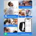 thumbnail image 6 of Smart Bracelet for Men Women, Health Activity Fitness Trackers, 24H Sleep Tracker, 24/7 Health Monitoring with Stress,SpO2,HbA1c,GPS running tracking, 170+ Sports Modes Smart Wristband with Free APP, 6 of 12